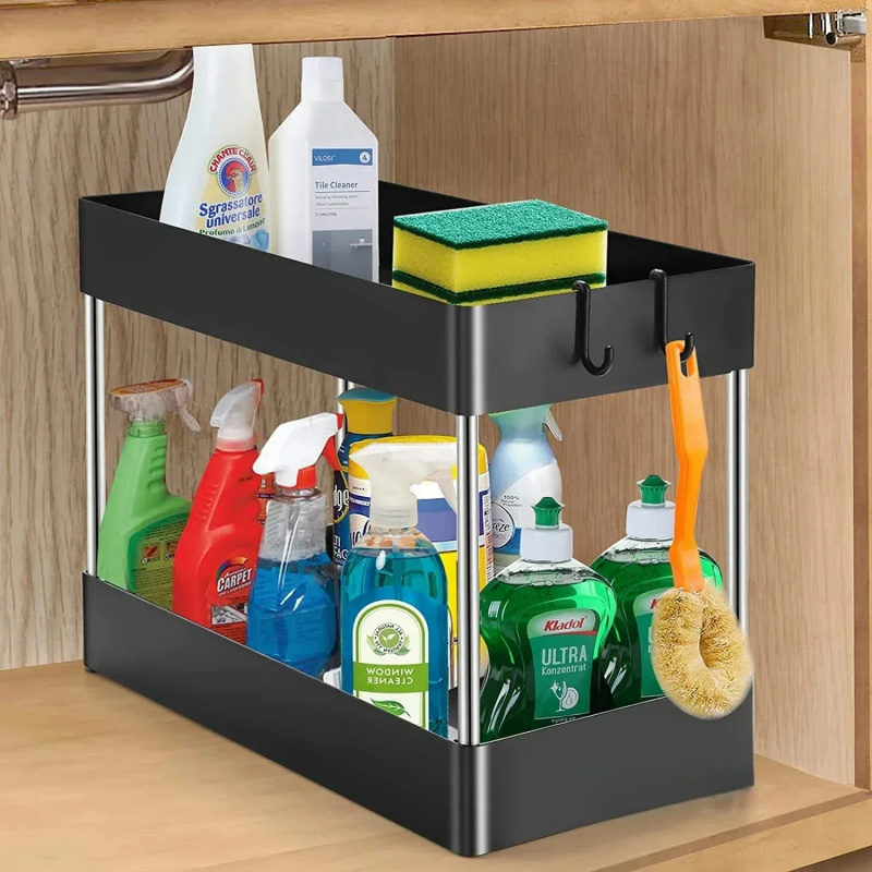 Home Household 1 Pcs 2 Tier Un - Home Goods Bathroom Cabinets บทวิจารณ์และราคา