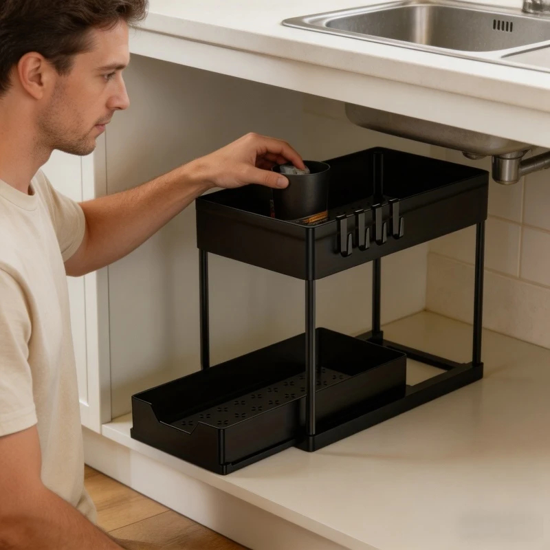 Home Household 1 Pcs 2 Tier Un - Home Goods Bathroom Cabinets บทวิจารณ์และราคา