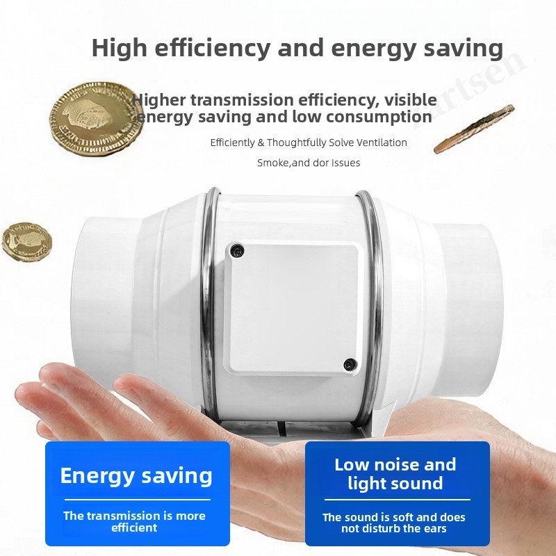 Exhaust Fan Home Silent Inline - Home Kitchen Bathroom Cleaning บทวิจารณ์และราคา