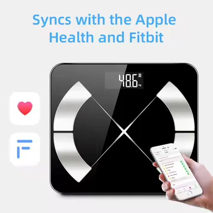 Bluetooth Glass Bathroom Scale - Home Bathroom Scales บทวิจารณ์และราคา