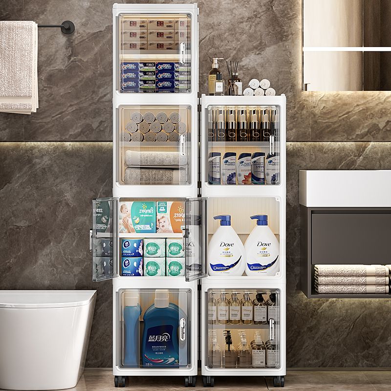 Foldable Transparent Slim Stor - Home Goods Bathroom Cabinets บทวิจารณ์และราคา