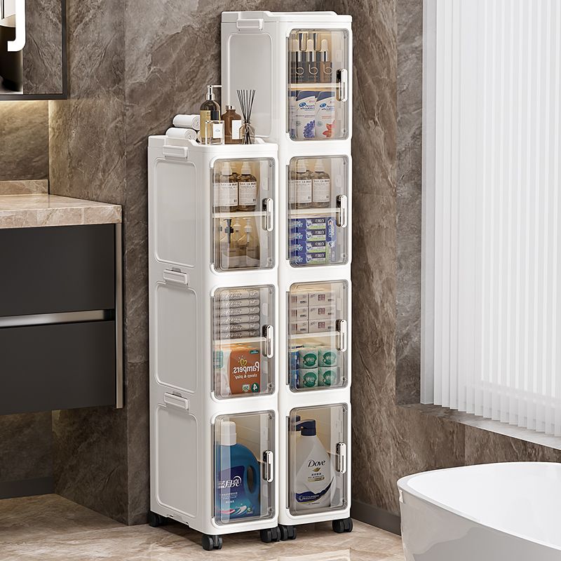 Foldable Transparent Slim Stor - Home Goods Bathroom Cabinets บทวิจารณ์และราคา