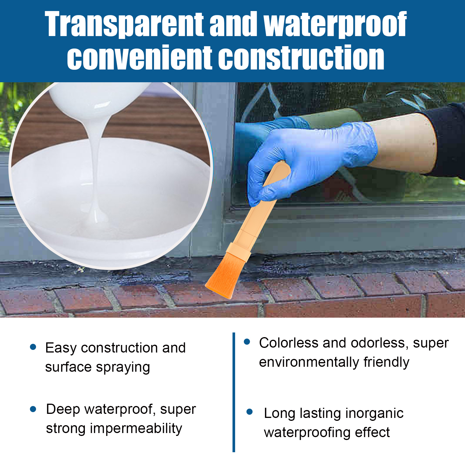 Transparent Waterproof Coating - Home Bathroom Tiles บทวิจารณ์และราคา