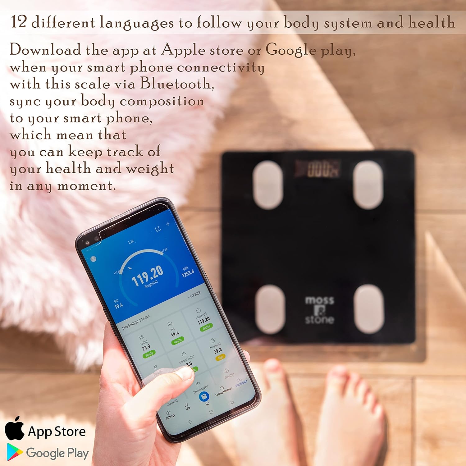 Digital Body Weight Bathroom S - Home Bathroom Scales บทวิจารณ์และราคา