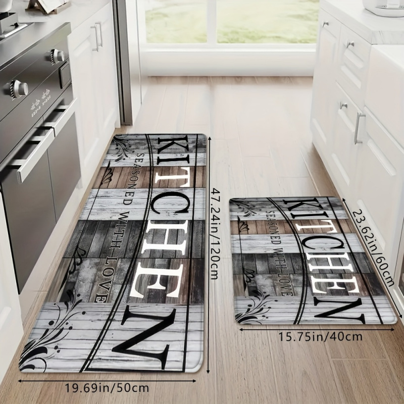 VIKAMA Retro Wood Grain Kitche - Home Kitchen Bathroom Cleaning บทวิจารณ์และราคา