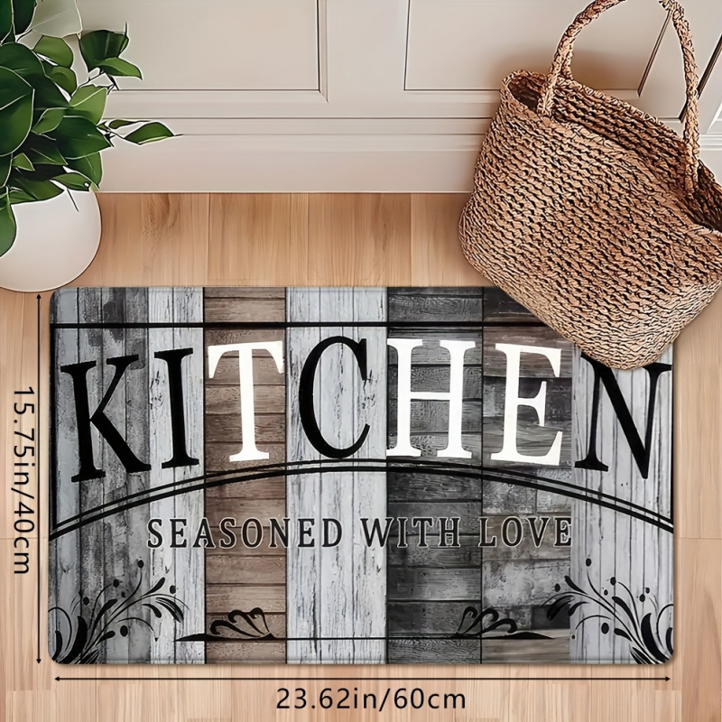 VIKAMA Retro Wood Grain Kitche - Home Kitchen Bathroom Cleaning บทวิจารณ์และราคา